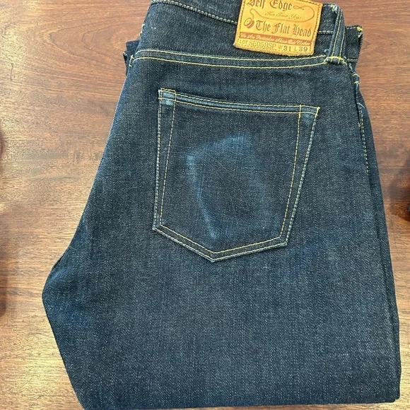 Men's Classic Blue Raw denim Jeans
